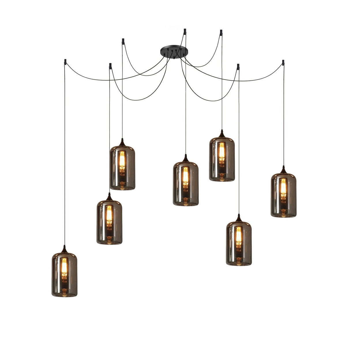 Hand-Blown Glass Pendant Light