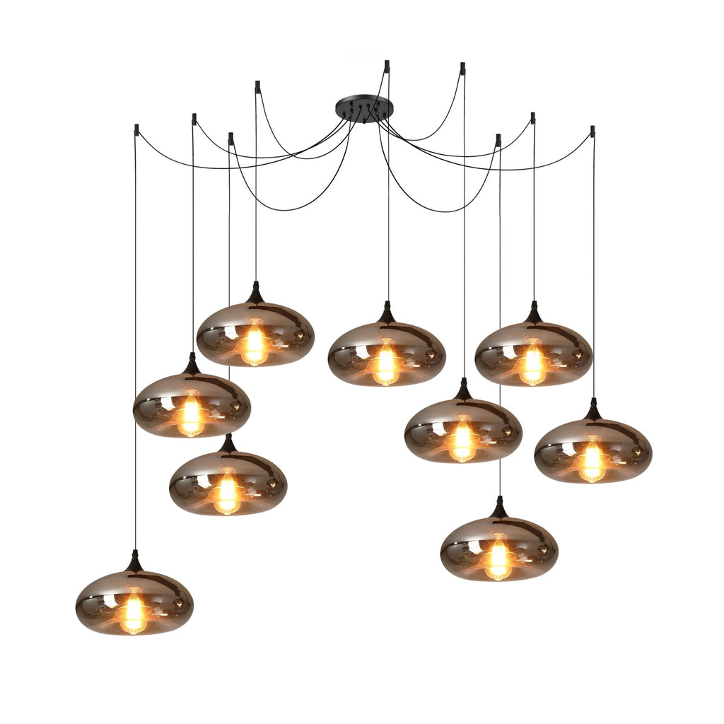 Hand-Blown Glass Pendant Light