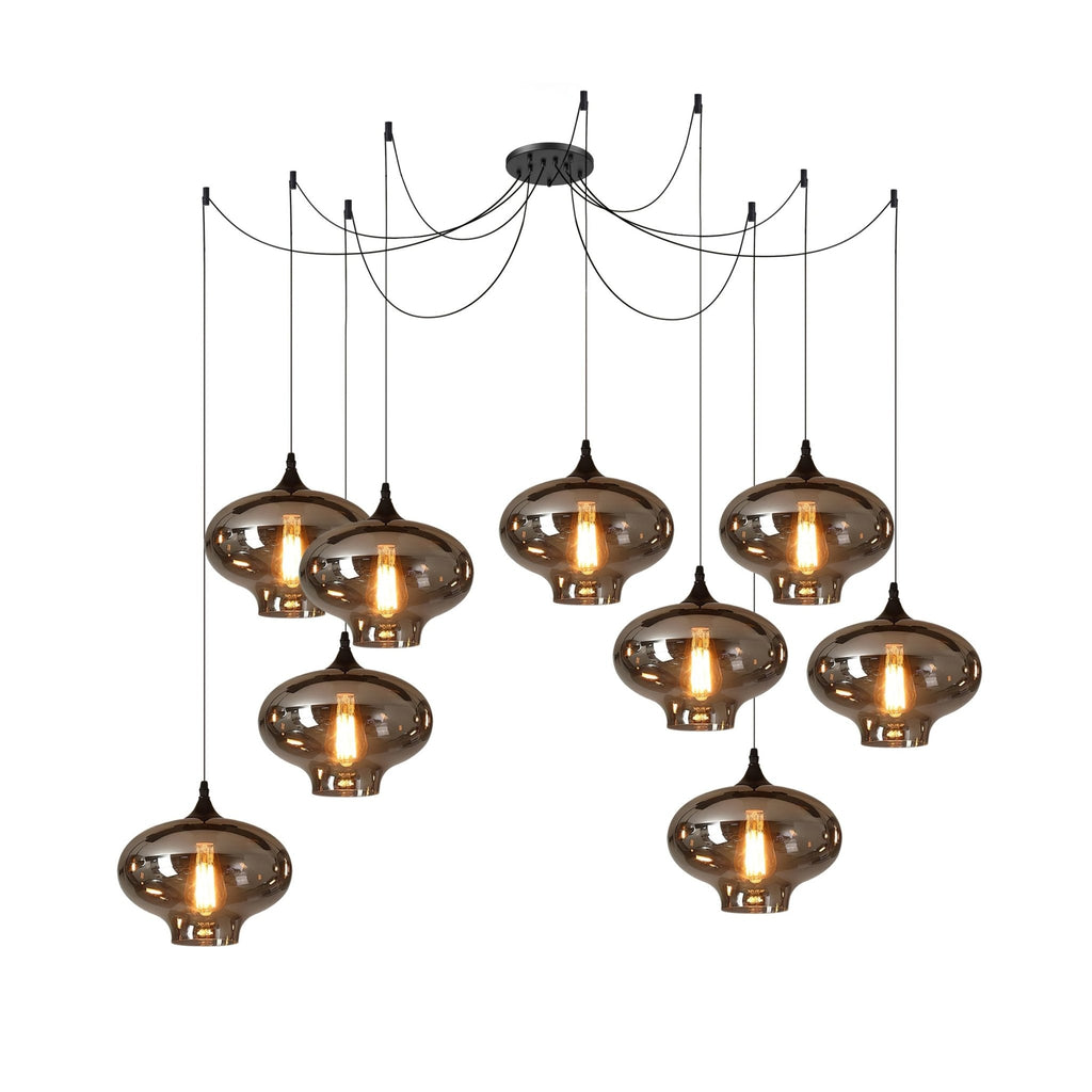 Hand-Blown Glass Pendant Light
