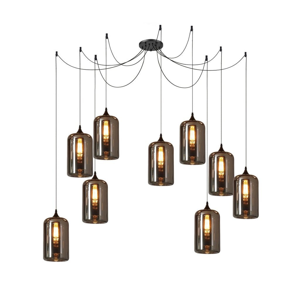 Hand-Blown Glass Pendant Light
