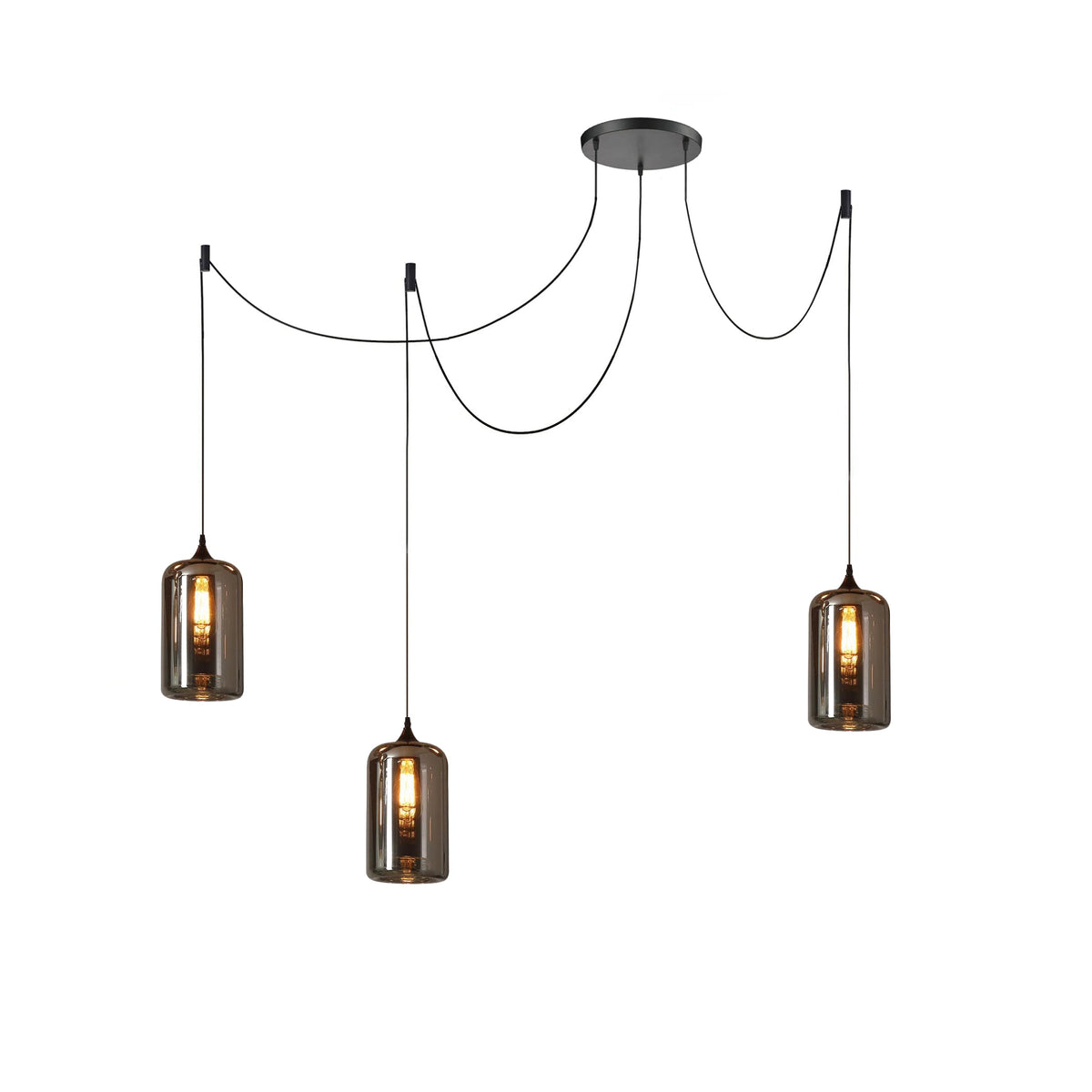 Hand-Blown Glass Pendant Light