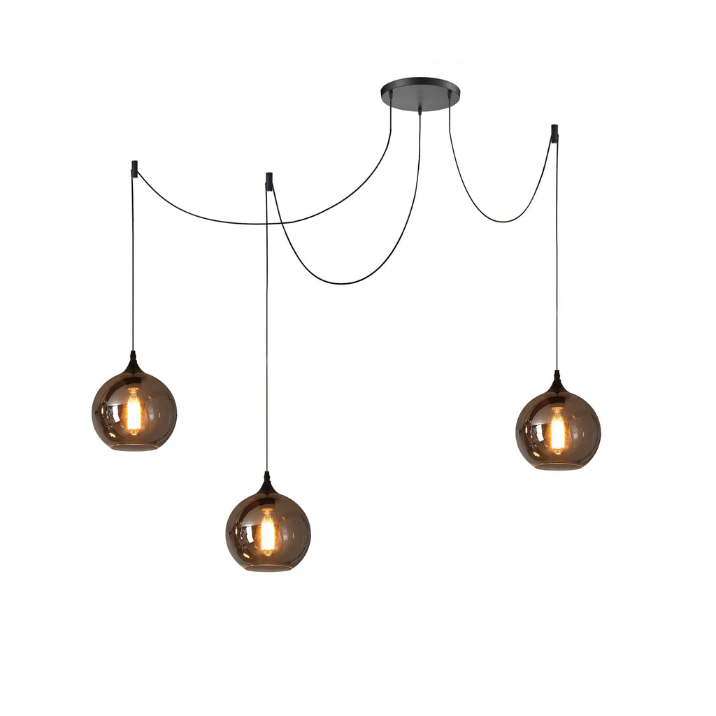 Hand-Blown Glass Pendant Light