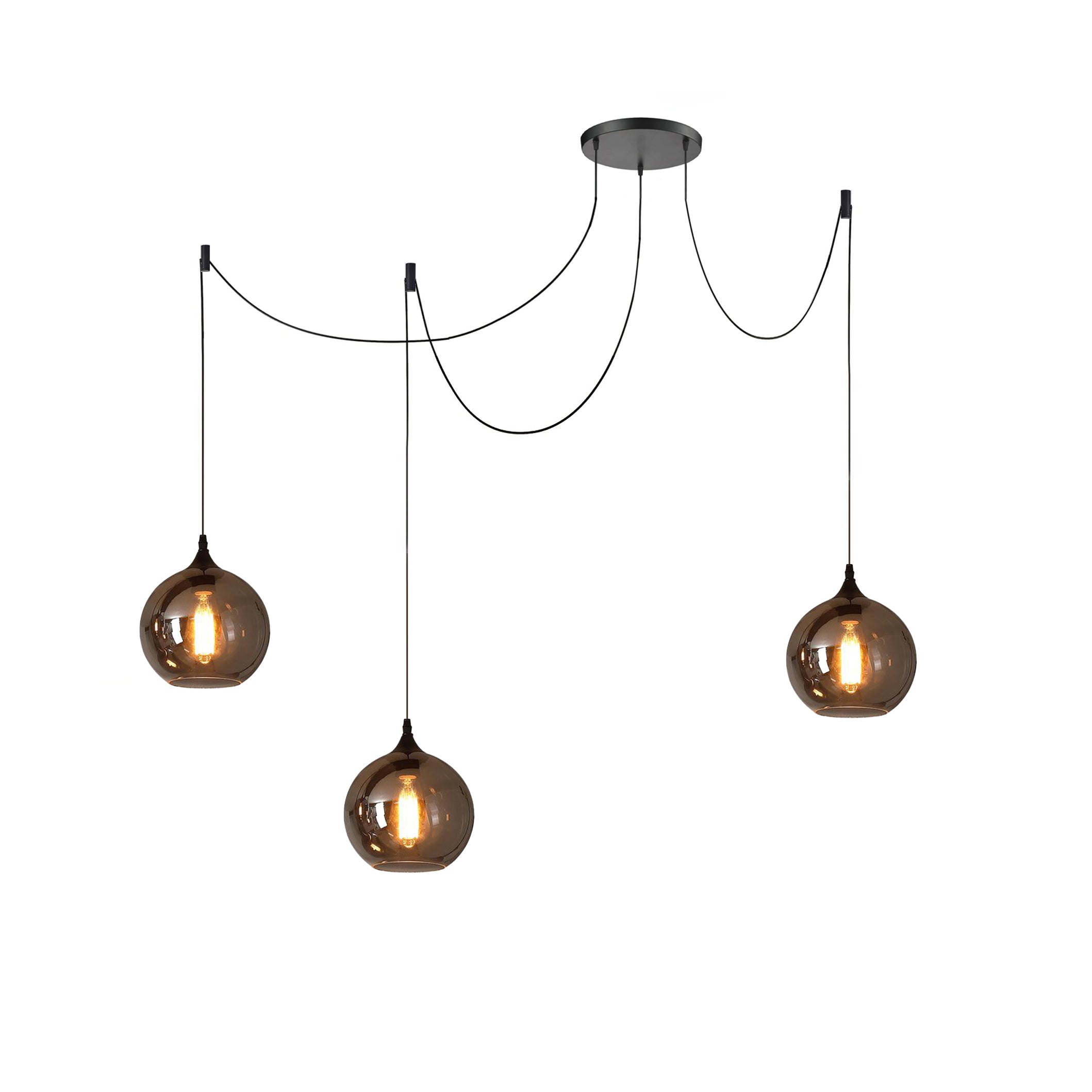 Hand-Blown Glass Pendant Light
