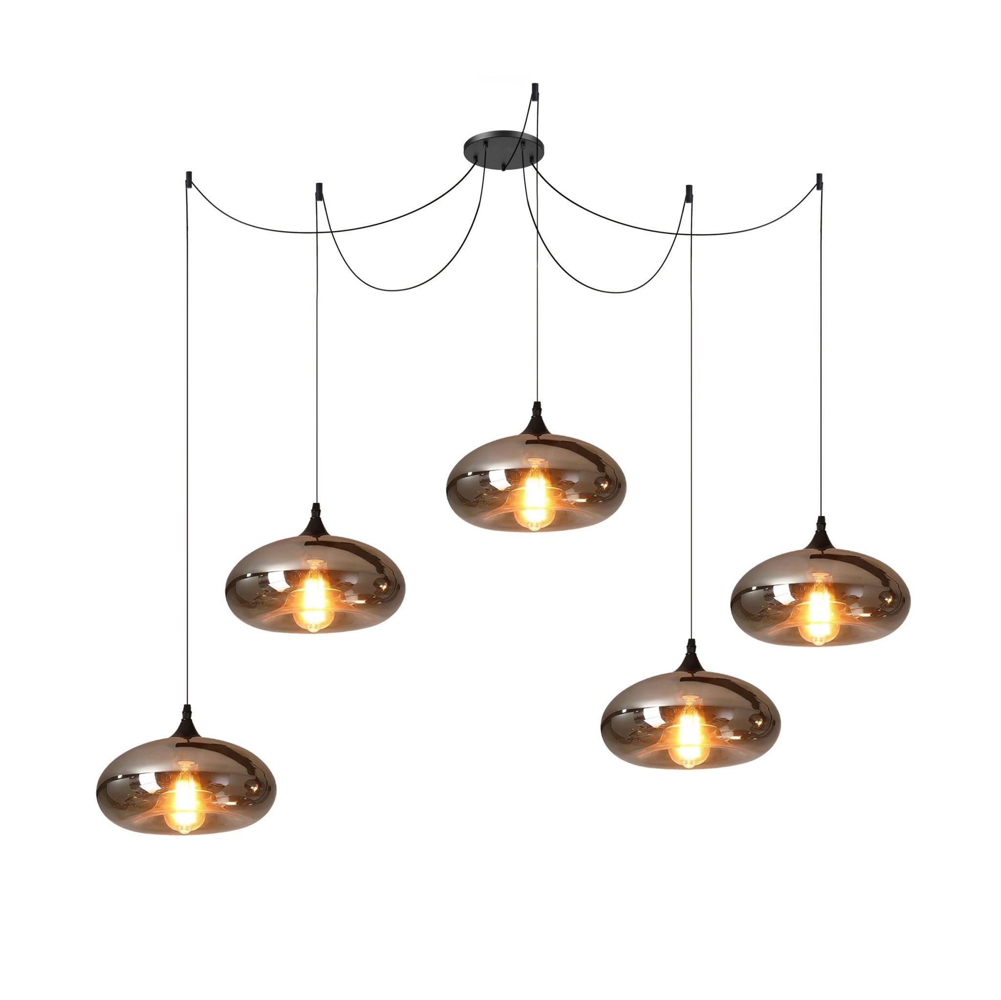 Hand-Blown Glass Pendant Light