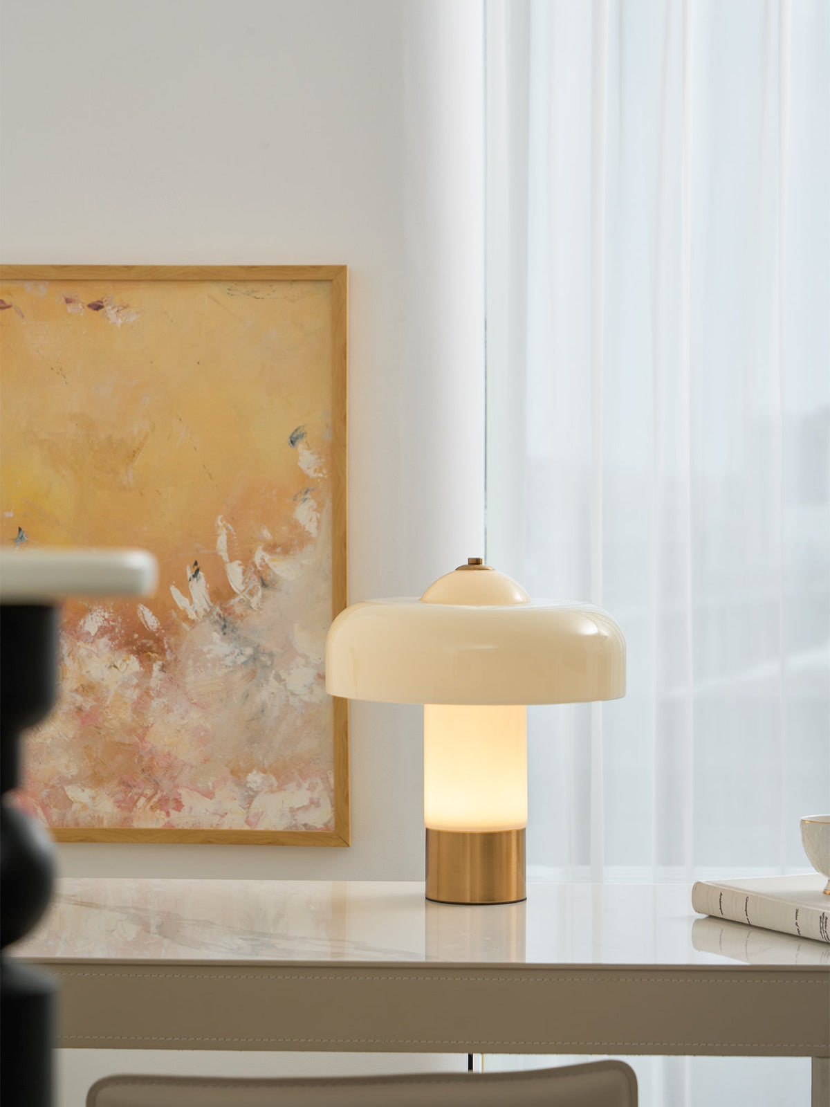 Brumbry Glass Table Lamp