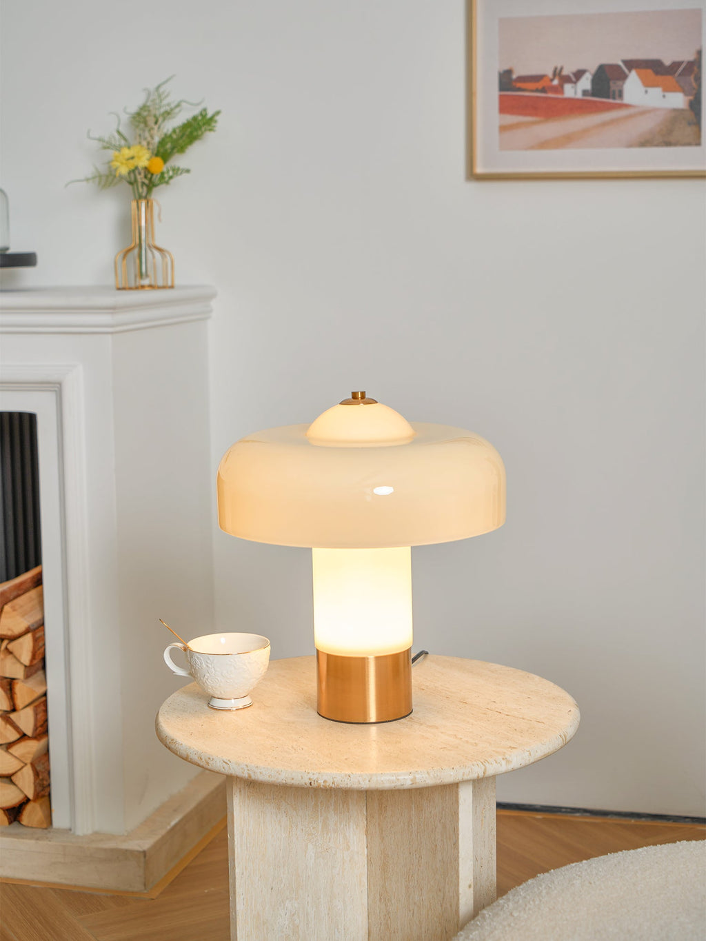 Brumbry Glass Table Lamp