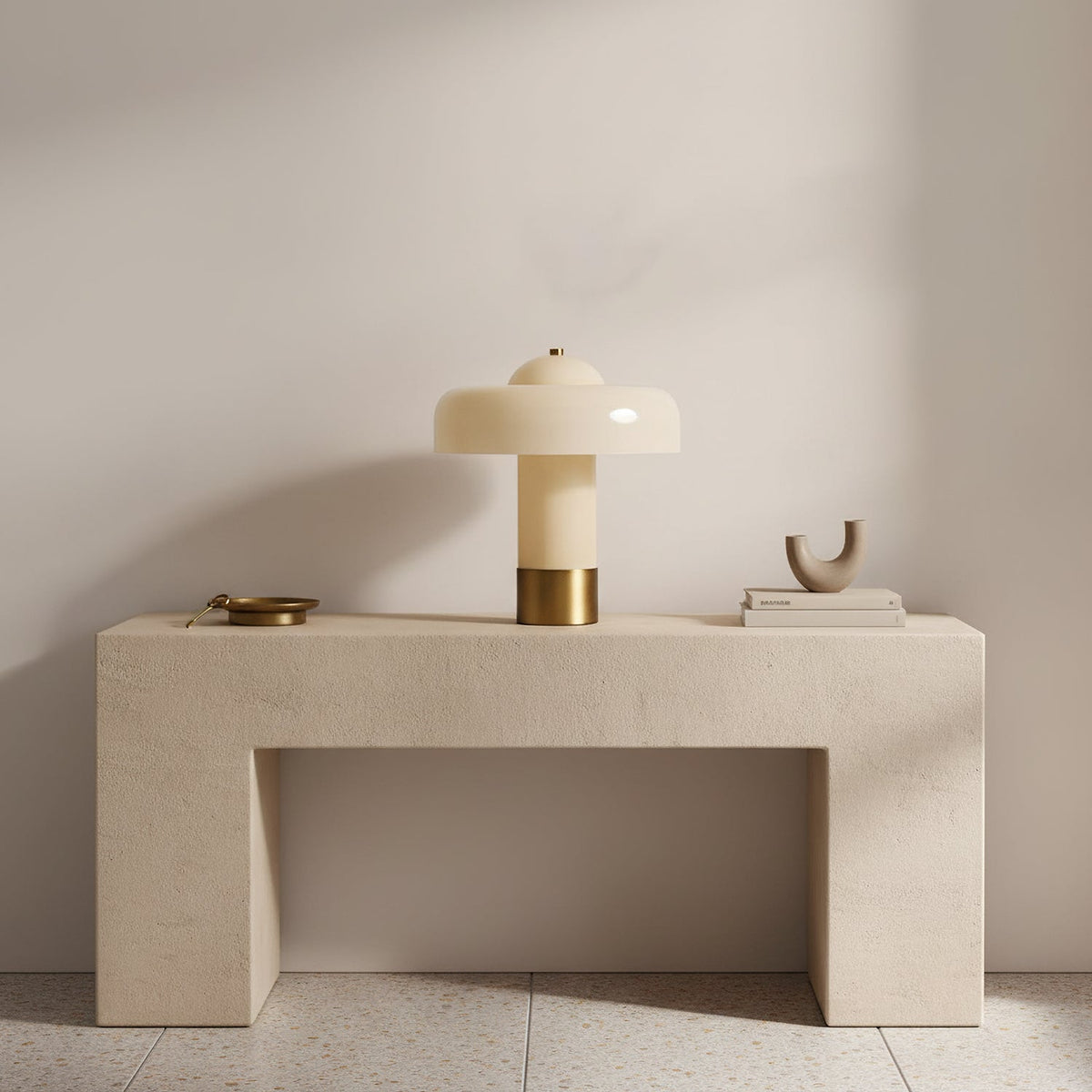 Brumbry Glass Table Lamp