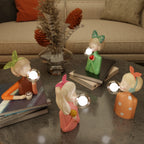 Bubble Girls Glass Table Lamp