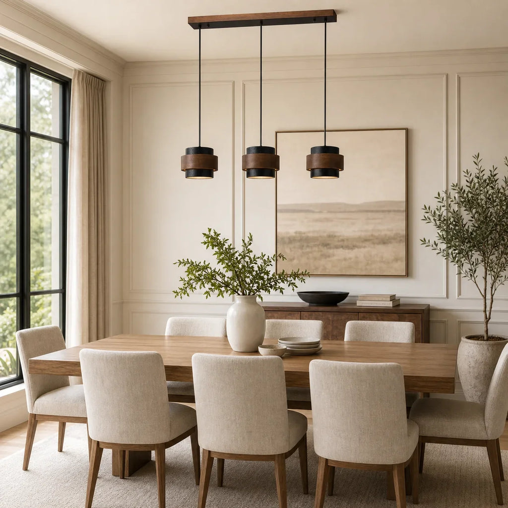 Callan Wabi-Sabi Travertine Pendant Light