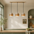 Callan Wabi-Sabi Travertine Pendant Light