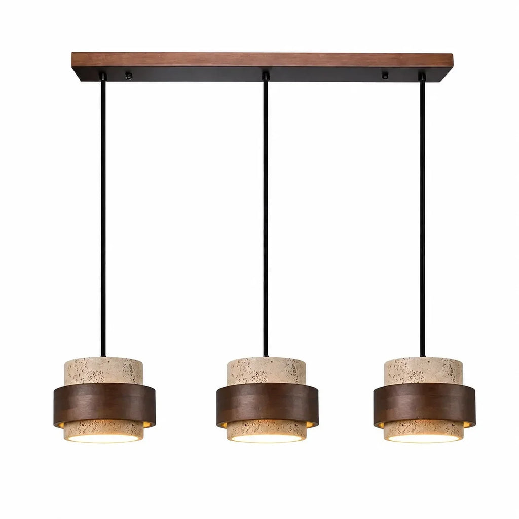 Callan Wabi-Sabi Travertine Pendant Light