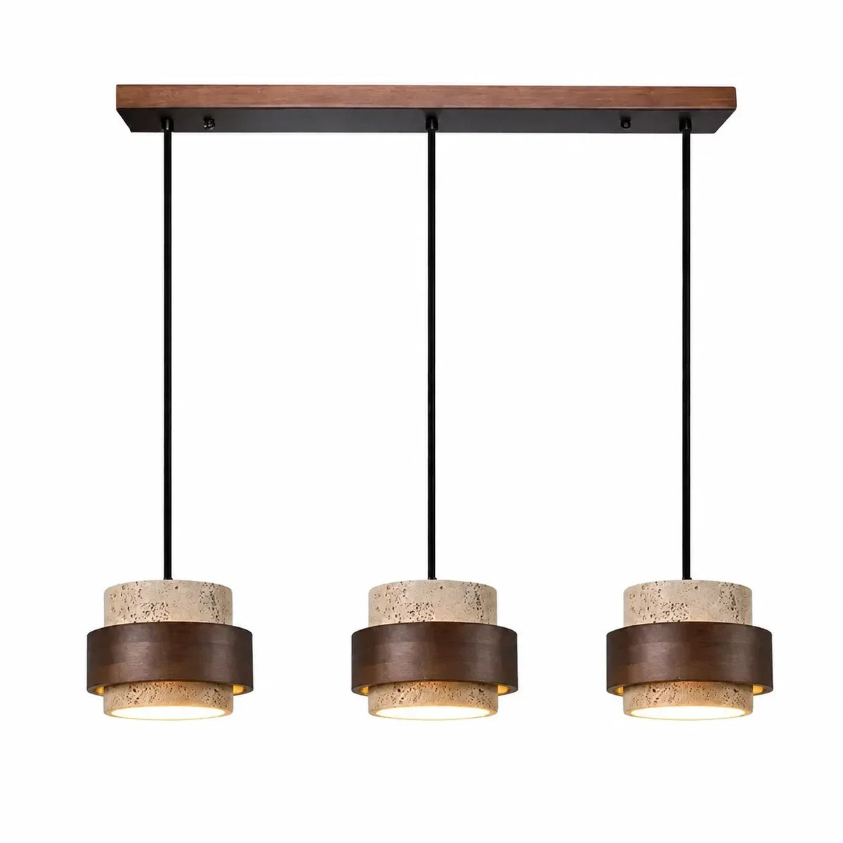 Callan Wabi-Sabi Travertine Pendant Light