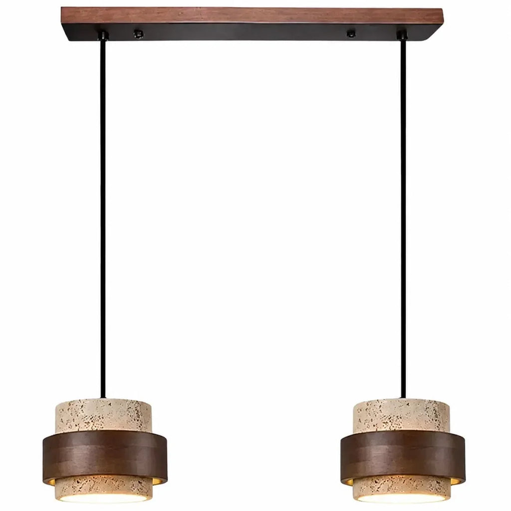 Callan Wabi-Sabi Travertine Pendant Light