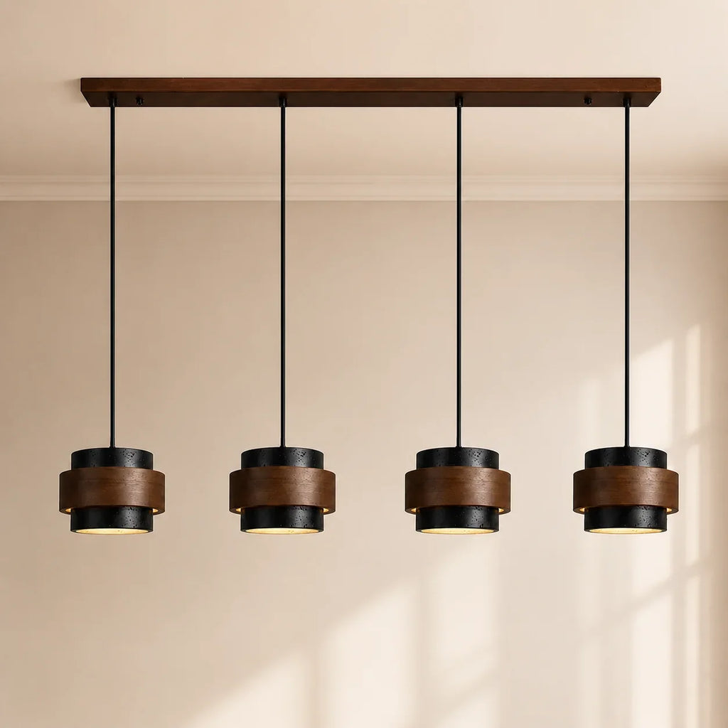 Callan Wabi-Sabi Travertine Pendant Light