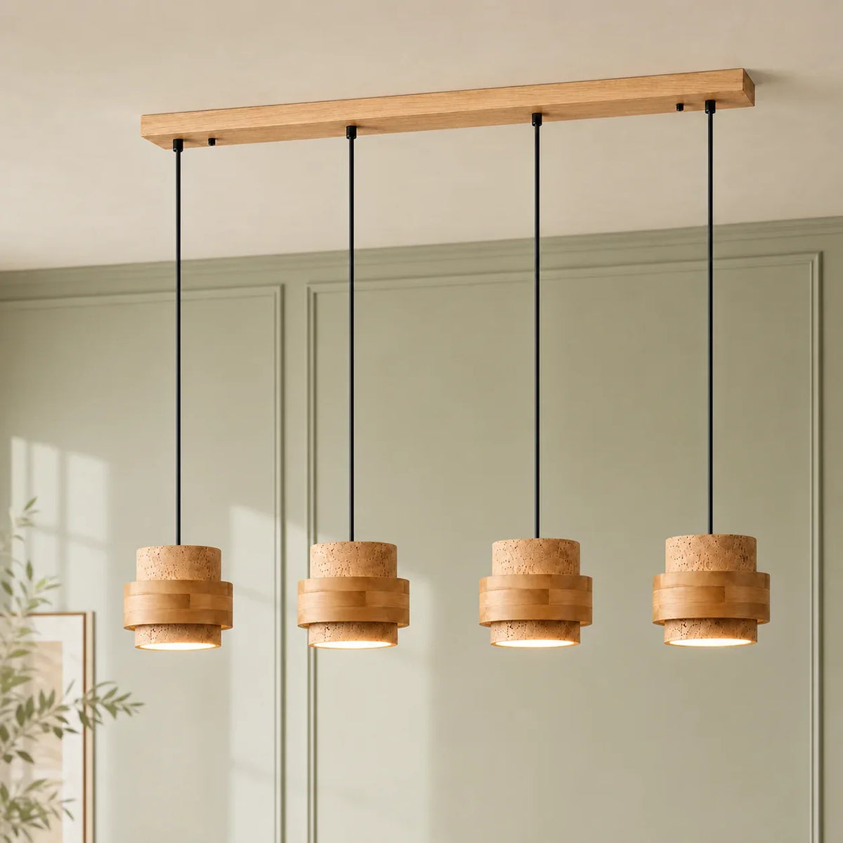 Callan Wabi-Sabi Travertine Pendant Light