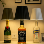 Wireless LED Bottle Lamp – Dimmable Table Light