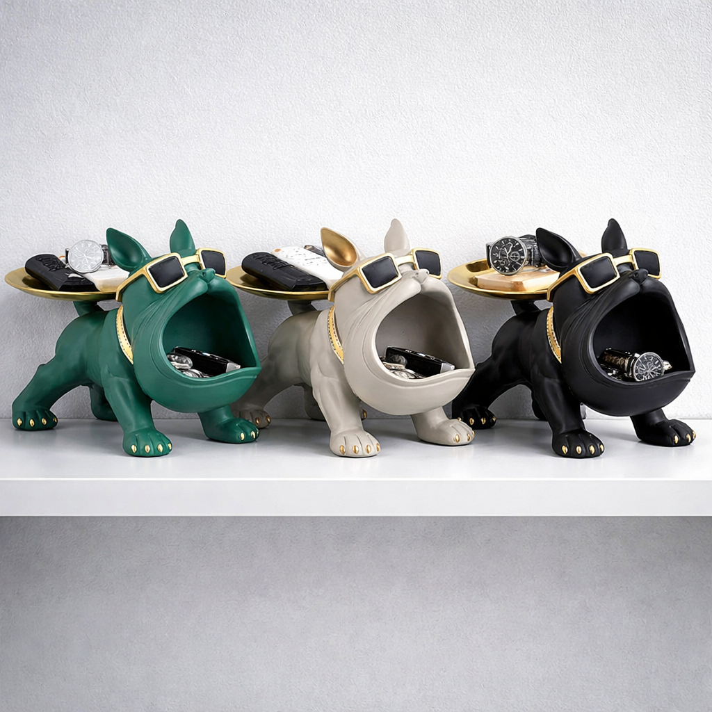 Bodybuilder Bulldog Storage Bin