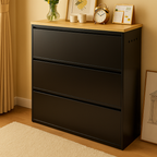 Slim Flip-Door Shoe Cabinet