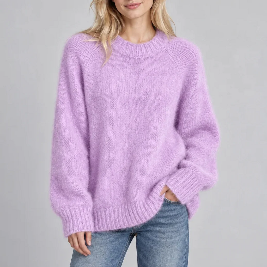 Women's Fluffy Knit Jumper
