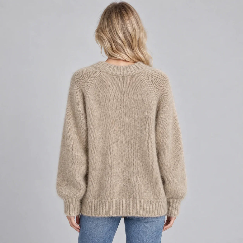 Women's Fluffy Knit Jumper