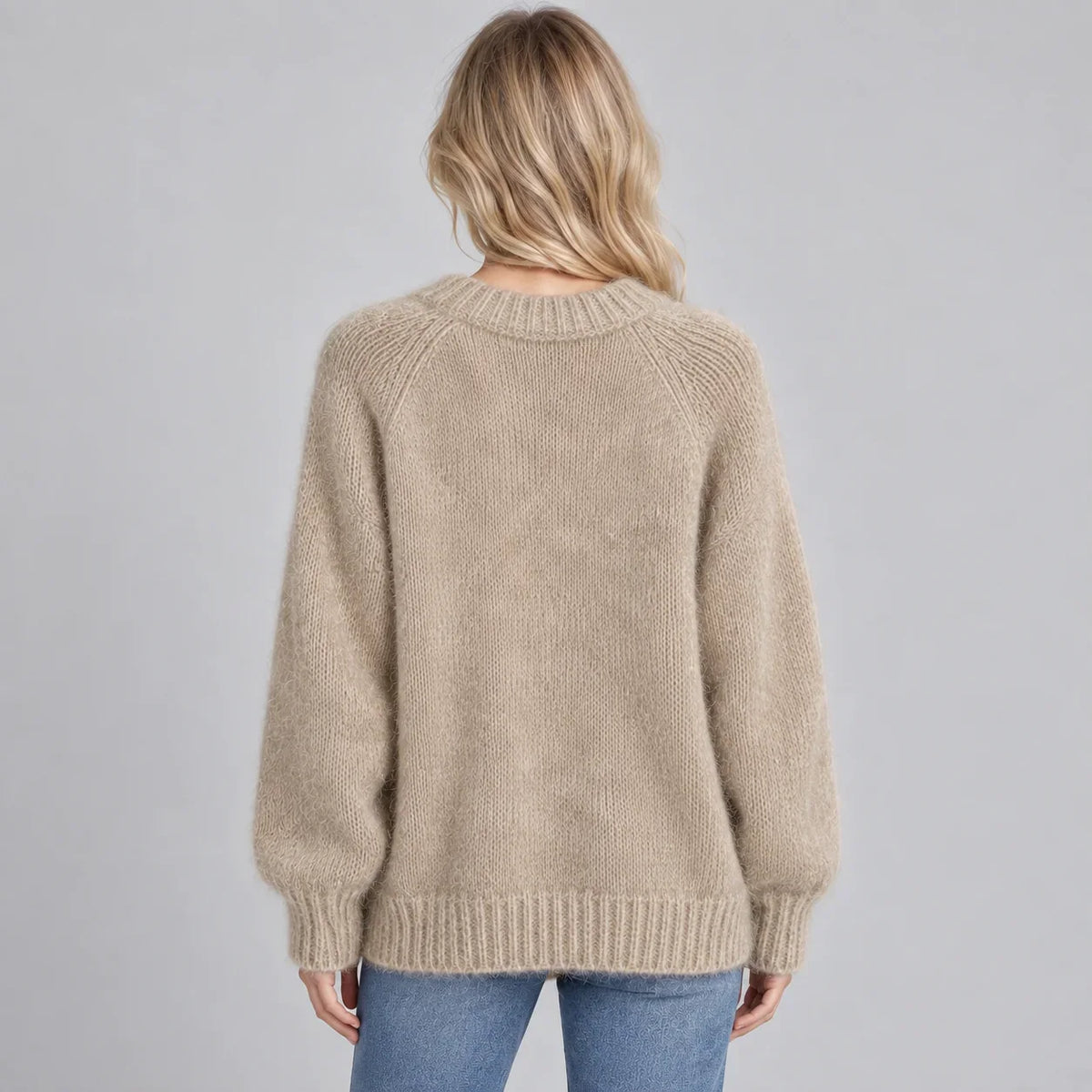 Women's Fluffy Knit Jumper