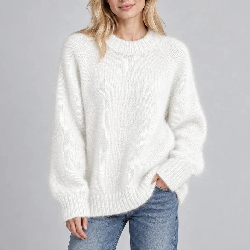 Women's Fluffy Knit Jumper