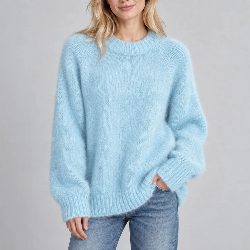 Women's Fluffy Knit Jumper