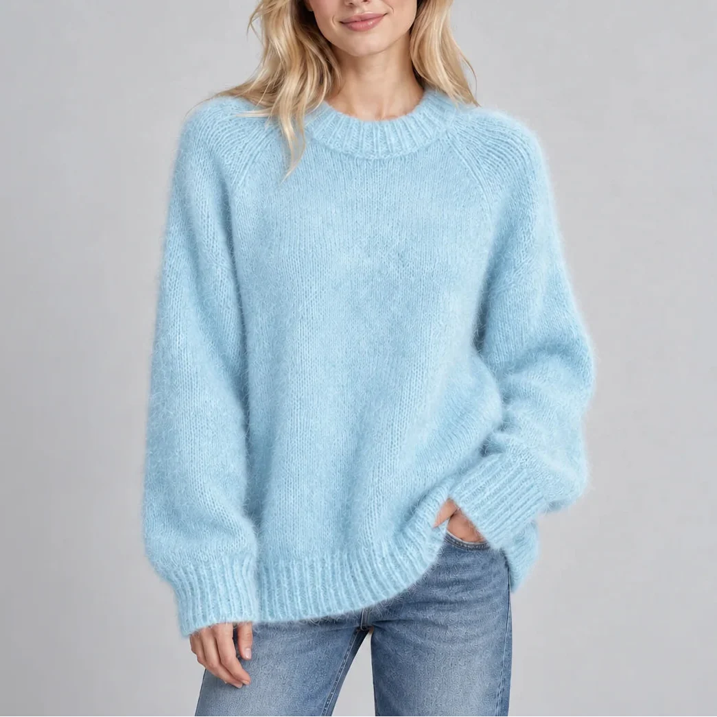 Women's Fluffy Knit Jumper