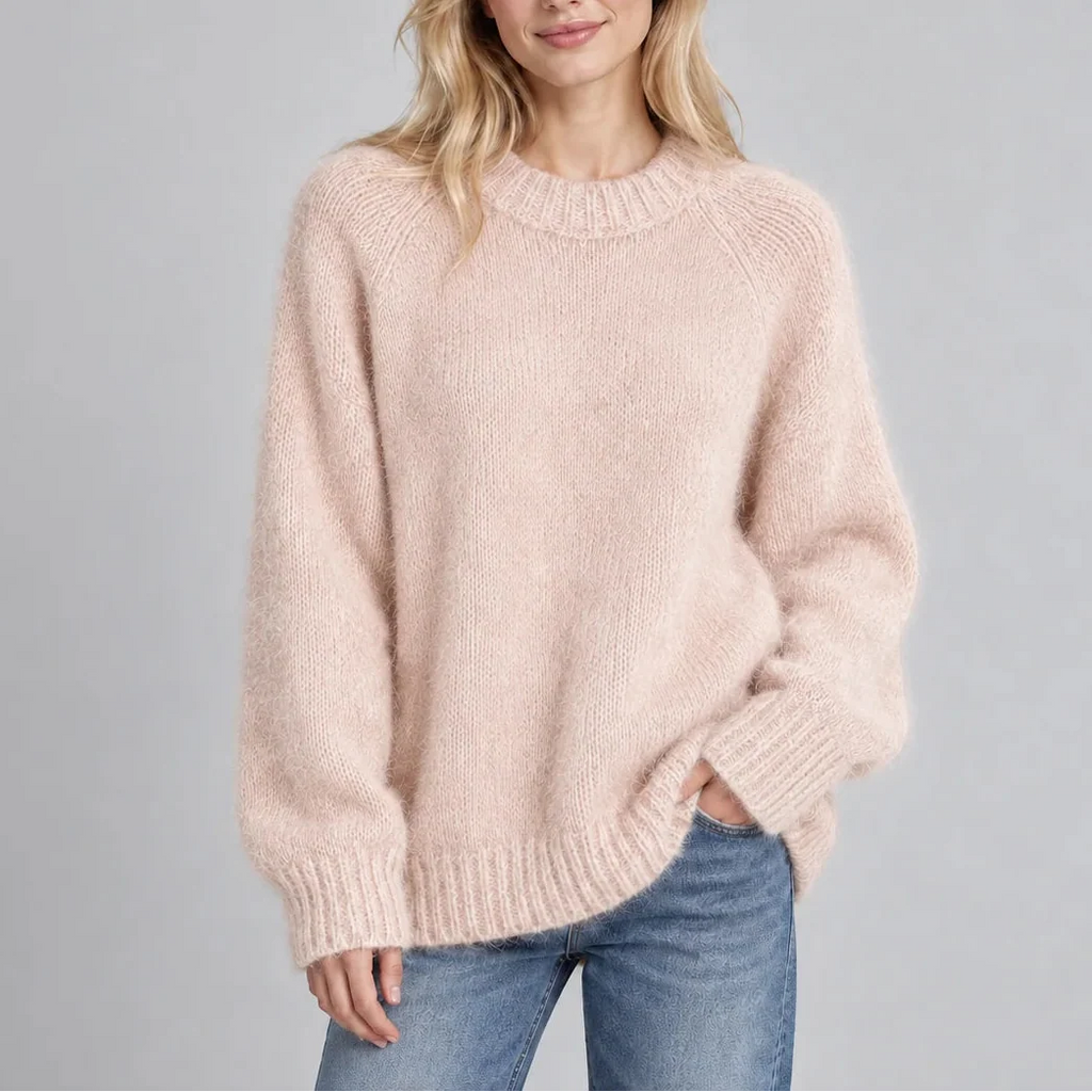Women's Fluffy Knit Jumper