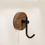 Round Wooden Adhesive Wall Hook