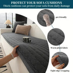 Chic Plush Sofa Cover