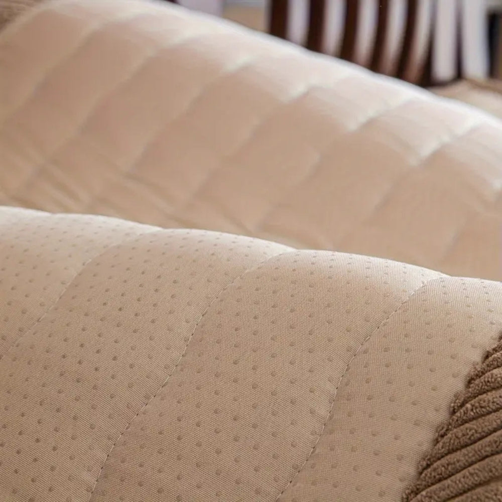 Chic Plush Sofa Cover