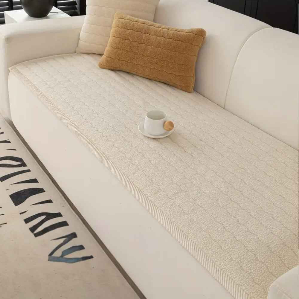 Chic Plush Sofa Cover