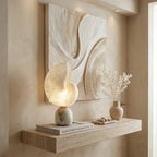 Conch Alabaster Table Lamp