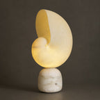 Conch Alabaster Table Lamp