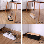 Bamboo Cable Organiser Box