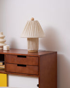 Corrine Pleated Fabric Table Lamp