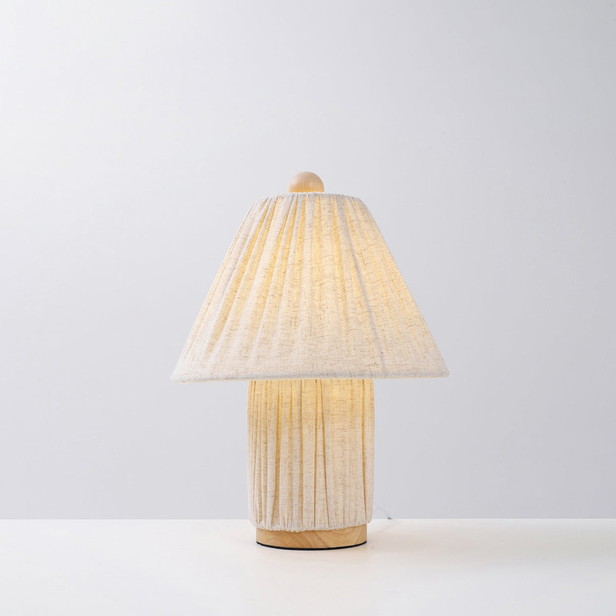 Corrine Pleated Fabric Table Lamp