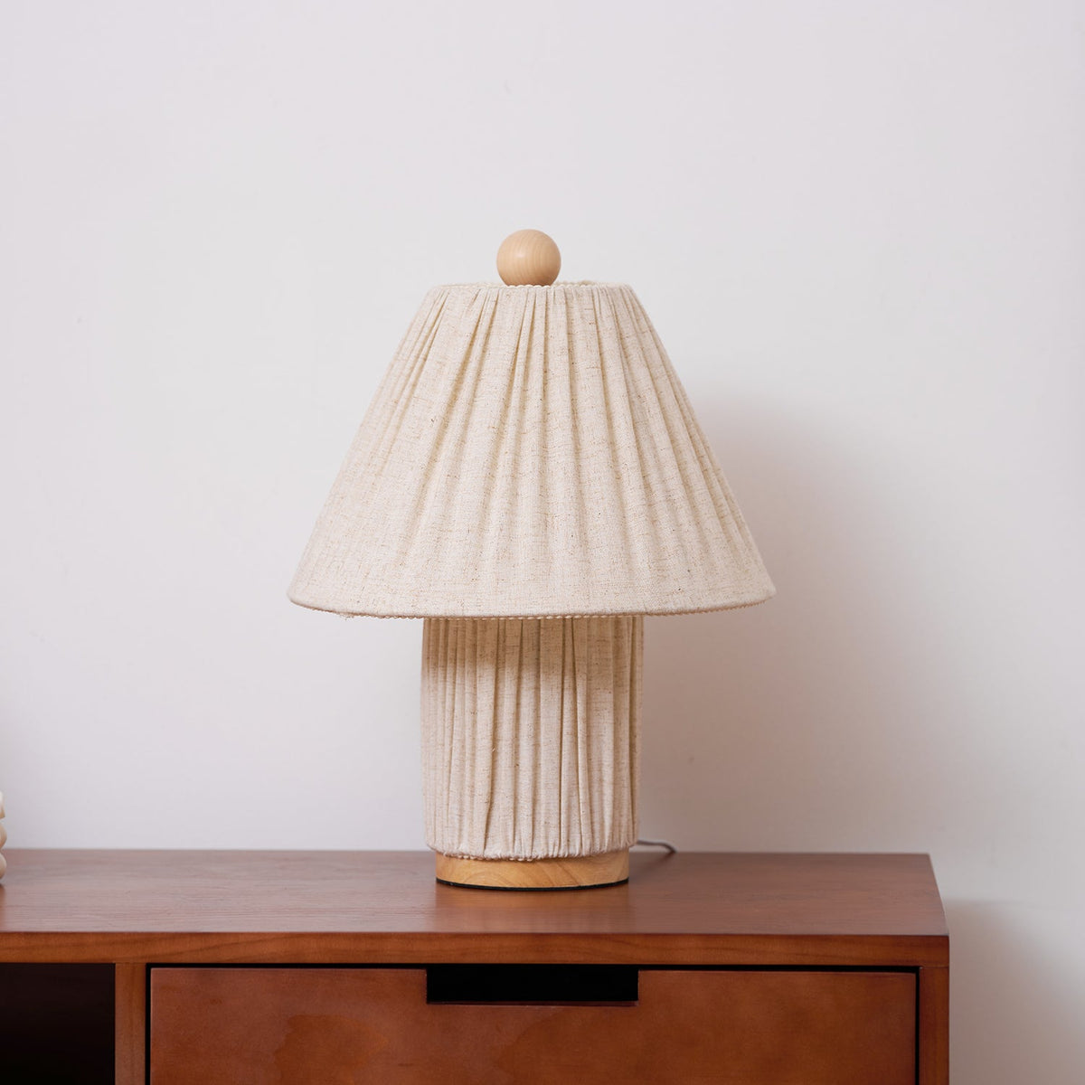 Corrine Pleated Fabric Table Lamp