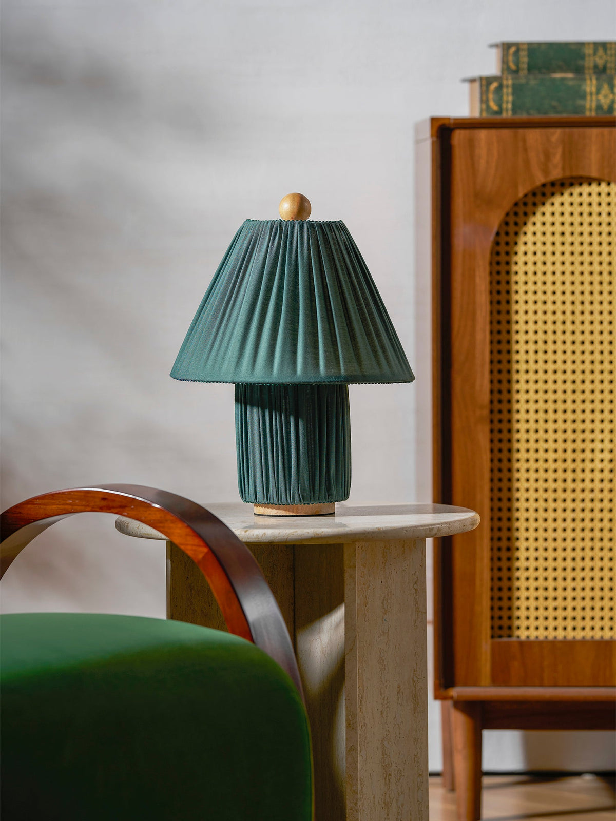 Corrine Pleated Fabric Table Lamp