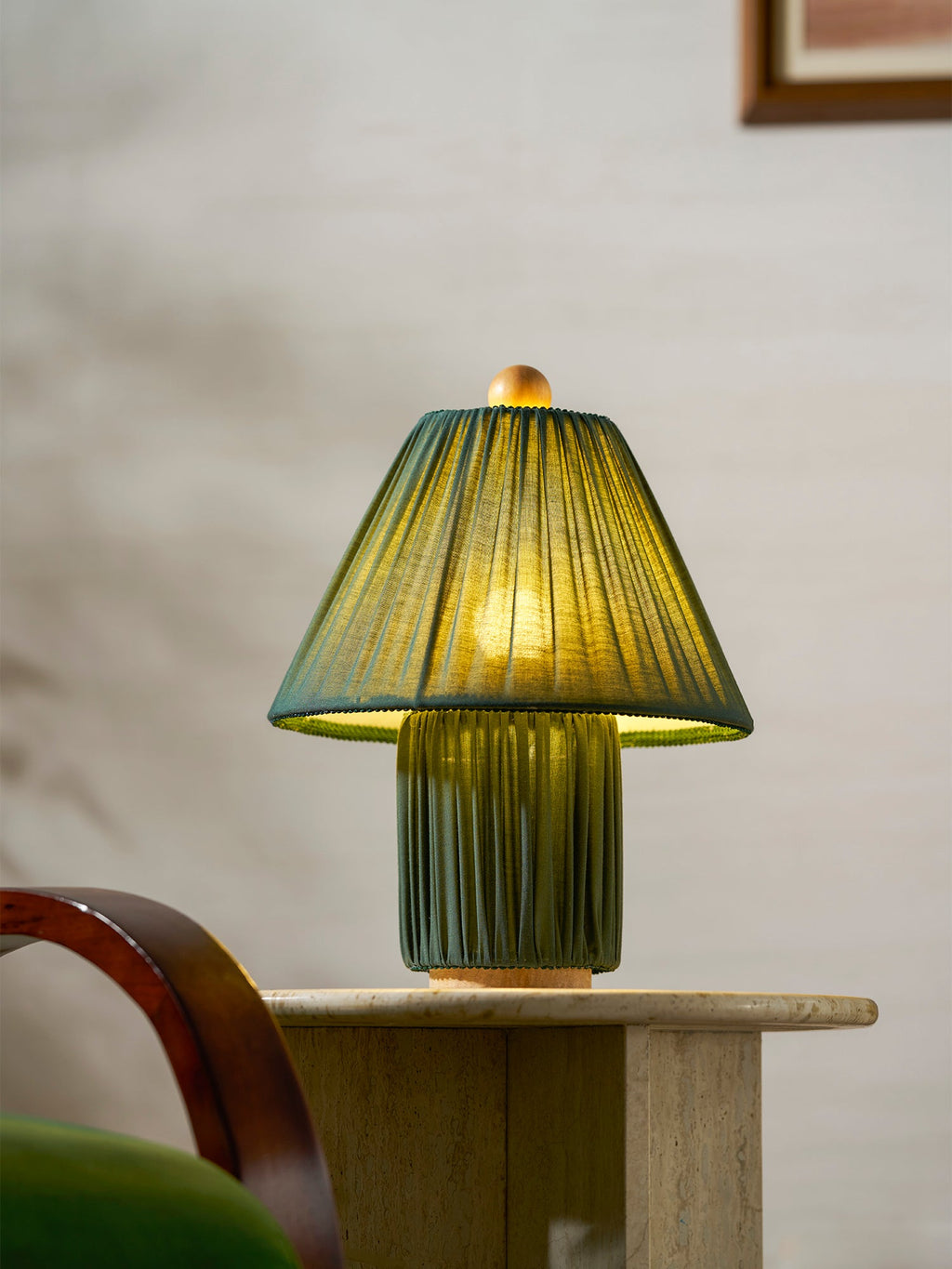 Corrine Pleated Fabric Table Lamp