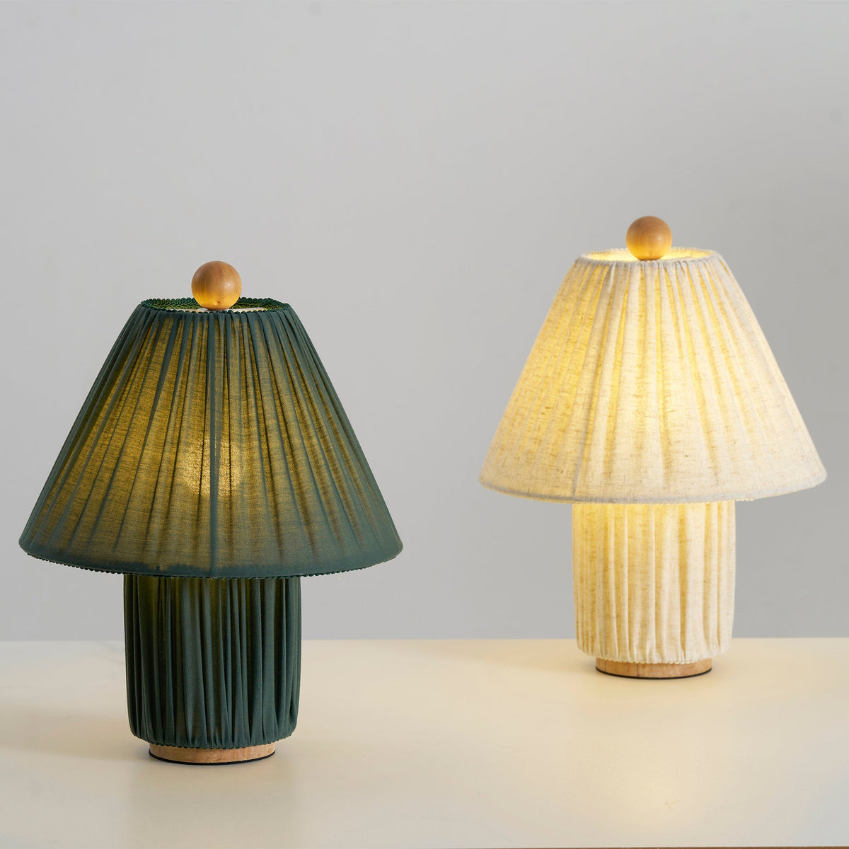 Corrine Pleated Fabric Table Lamp