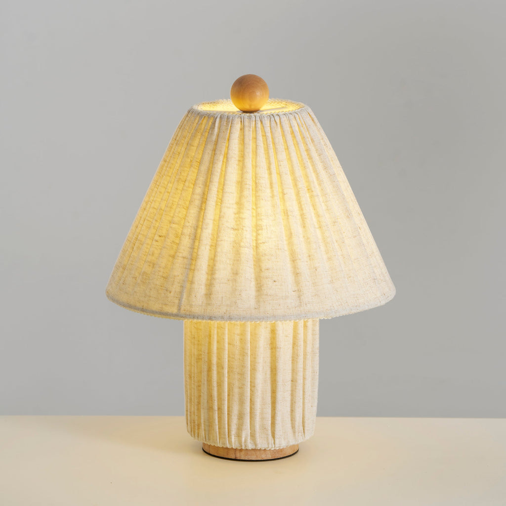Corrine Pleated Fabric Table Lamp