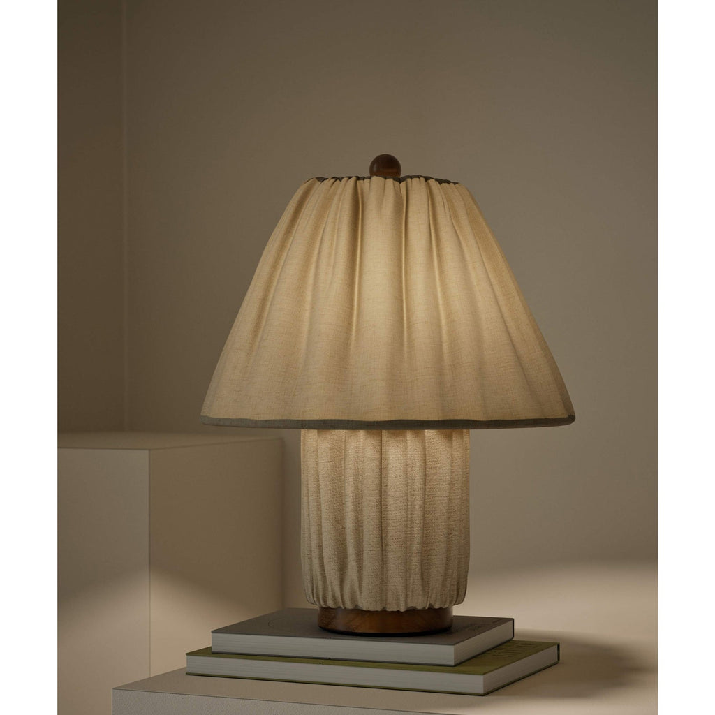 Corrine Pleated Fabric Table Lamp