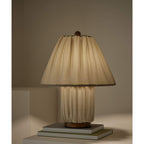 Corrine Pleated Fabric Table Lamp