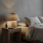 Corrine Pleated Fabric Table Lamp