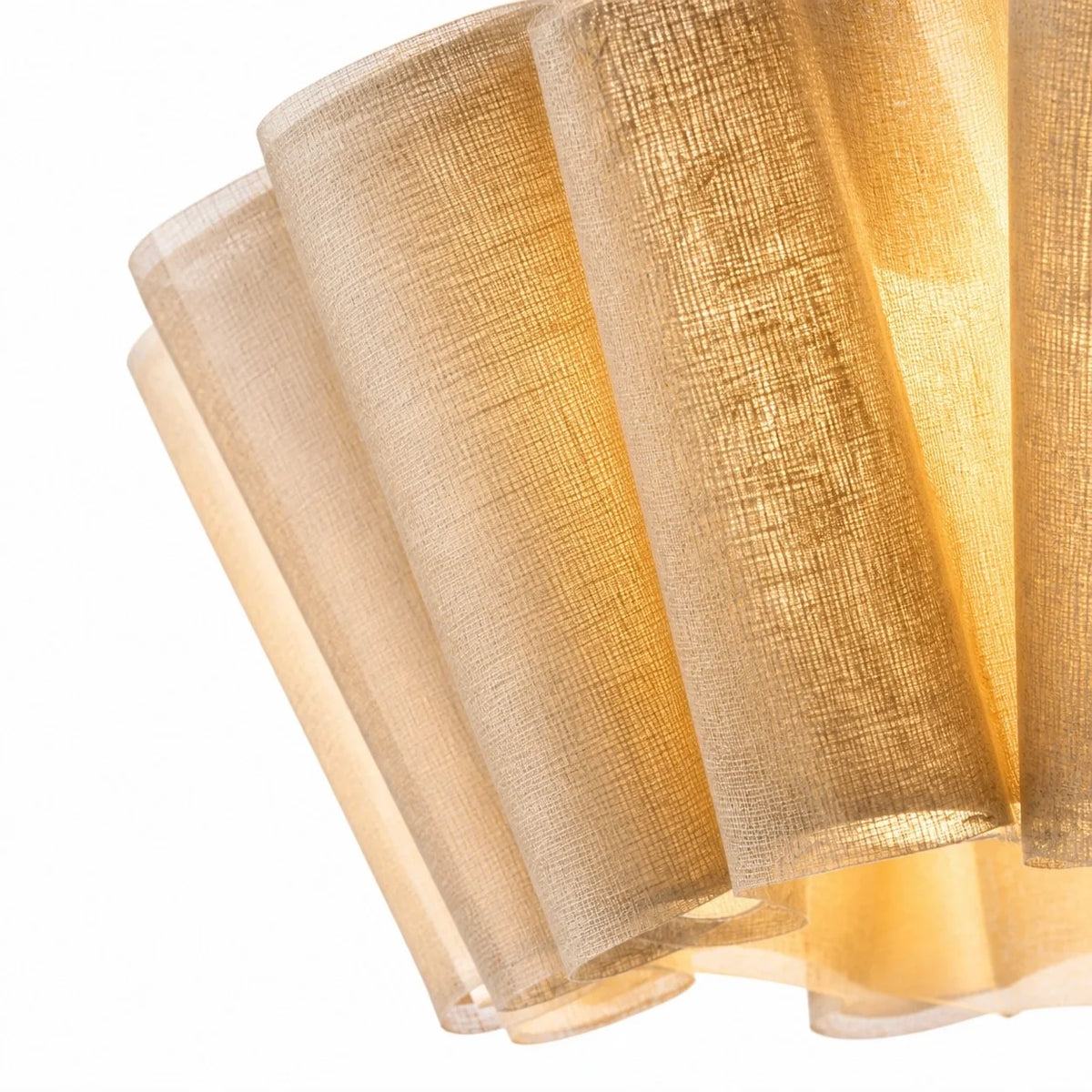 Orlven Pleated Fabric Pendant Light