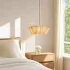 Orlven Pleated Fabric Pendant Light