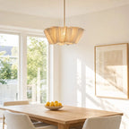 Orlven Pleated Fabric Pendant Light