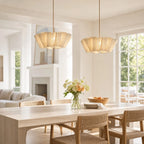 Orlven Pleated Fabric Pendant Light